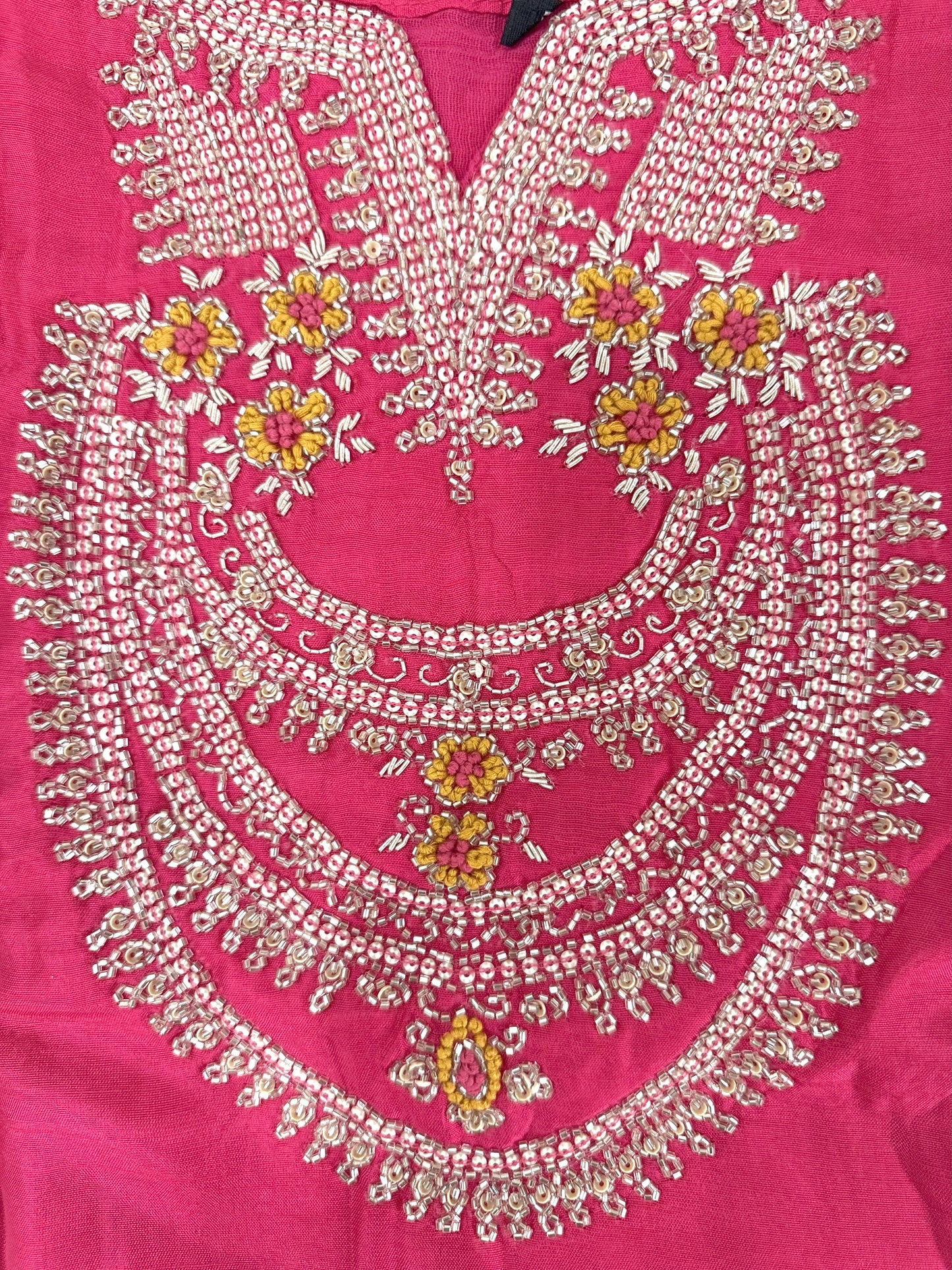 Magenta Stitched Satan Suit with Beautiful Dupatta