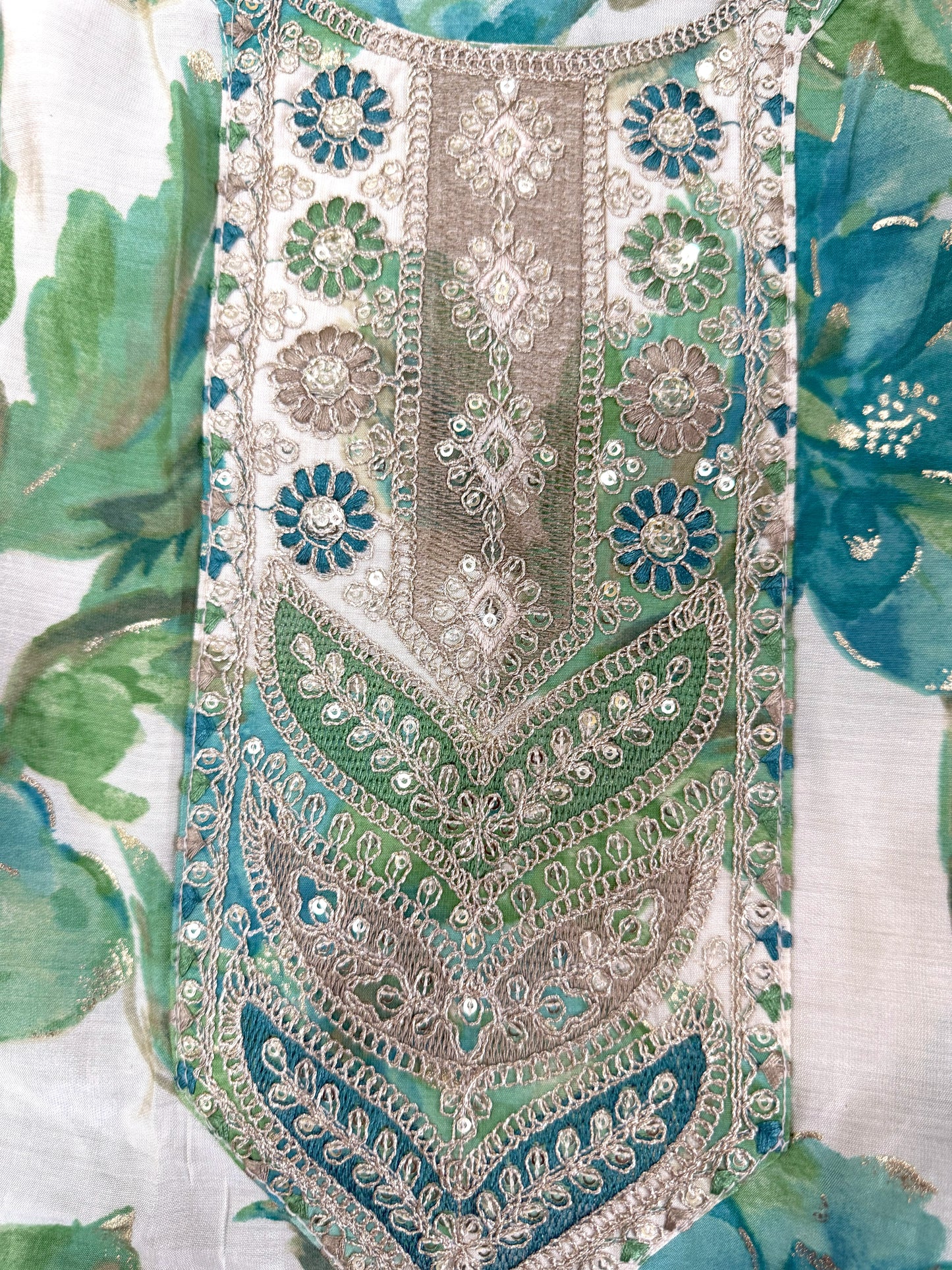 Bottle Green Cotton Stitched Suit