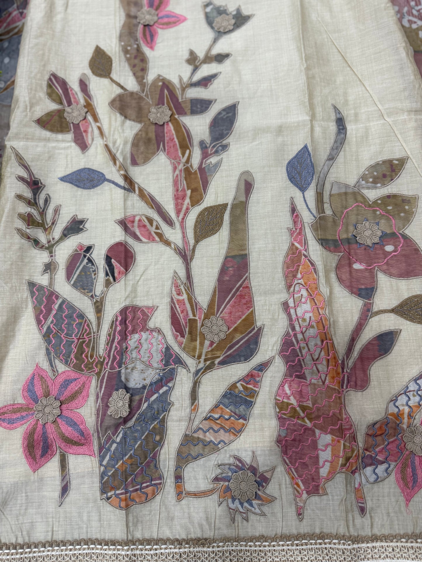 Pure Chanderi Silk Stitched Suit