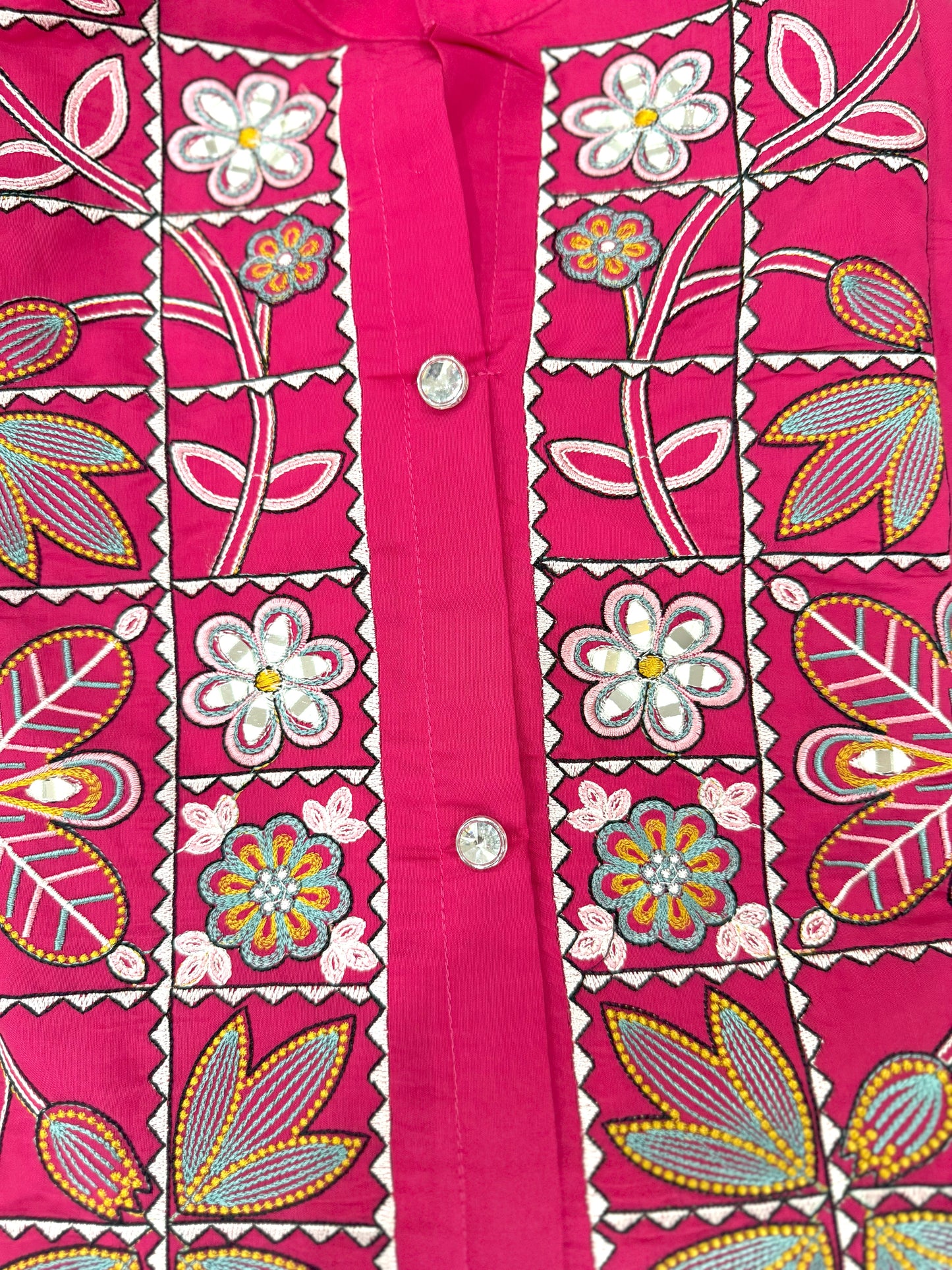 Magenta Roman Silk Cord Set
