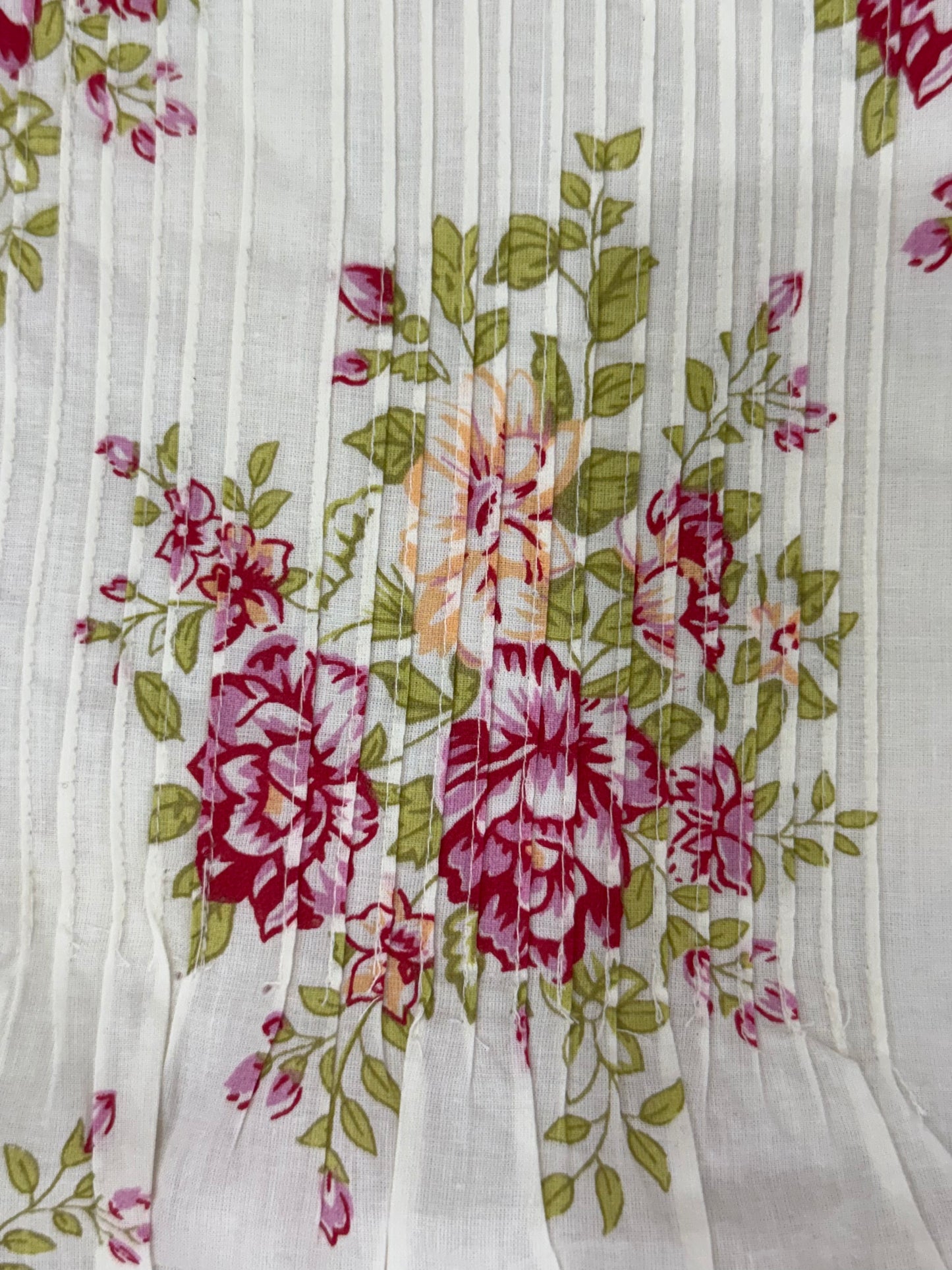 Cotton Cord Set With Flower Print