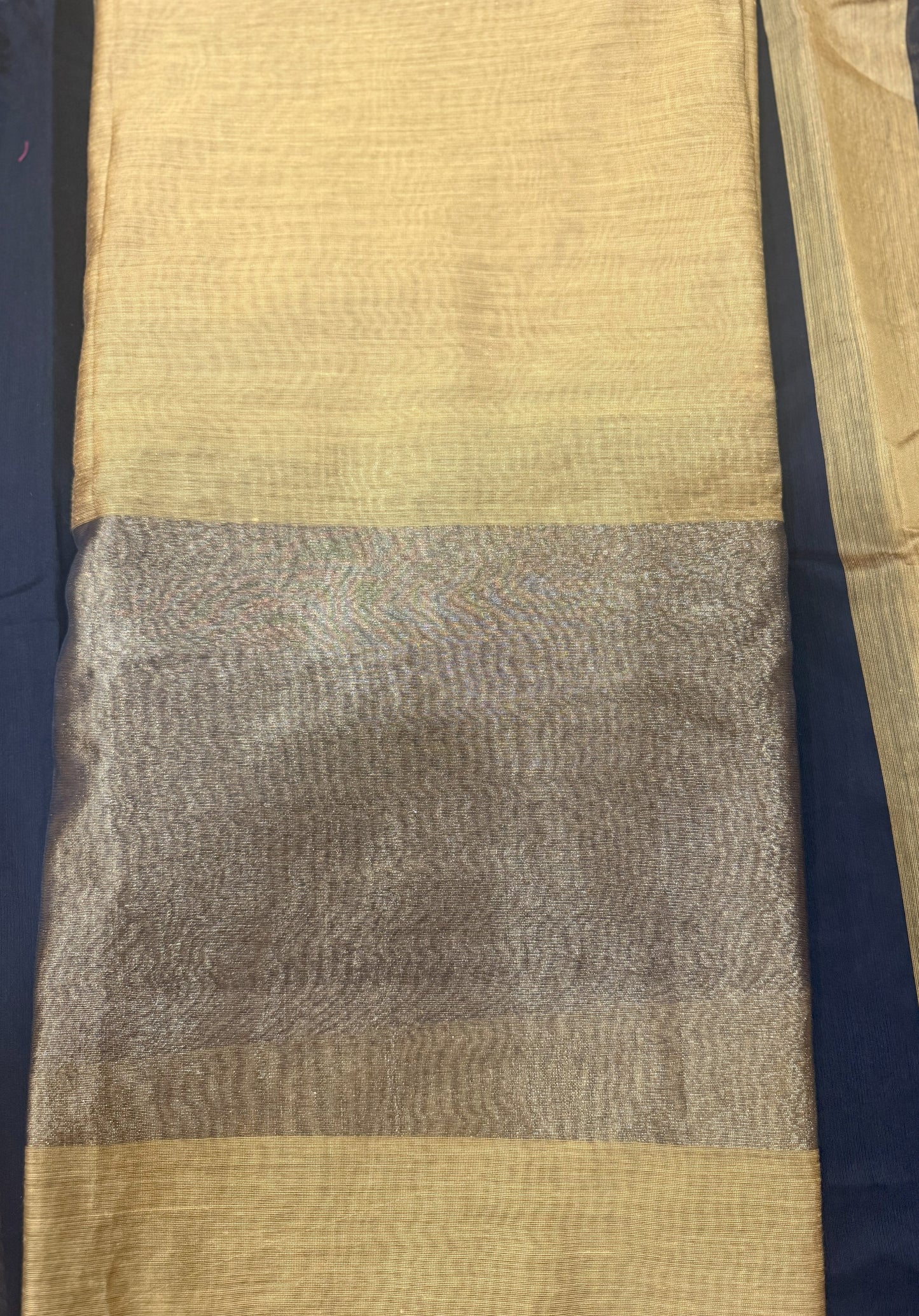 Golden Row Silk Unstitched Suit